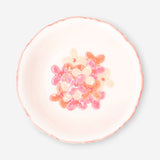 Ceramic kitchen bowl with hand-painted flower design, 12 cm diameter, by Flying Tiger Copenhagen.