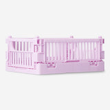 Contenitore pieghevole rosa - 15 cm