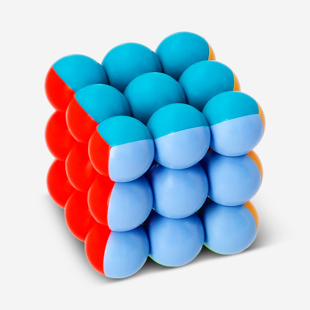Flying Tiger Copenhagen IQ Cube with bubble design, a colorful fidget game for stress relief and focus.
