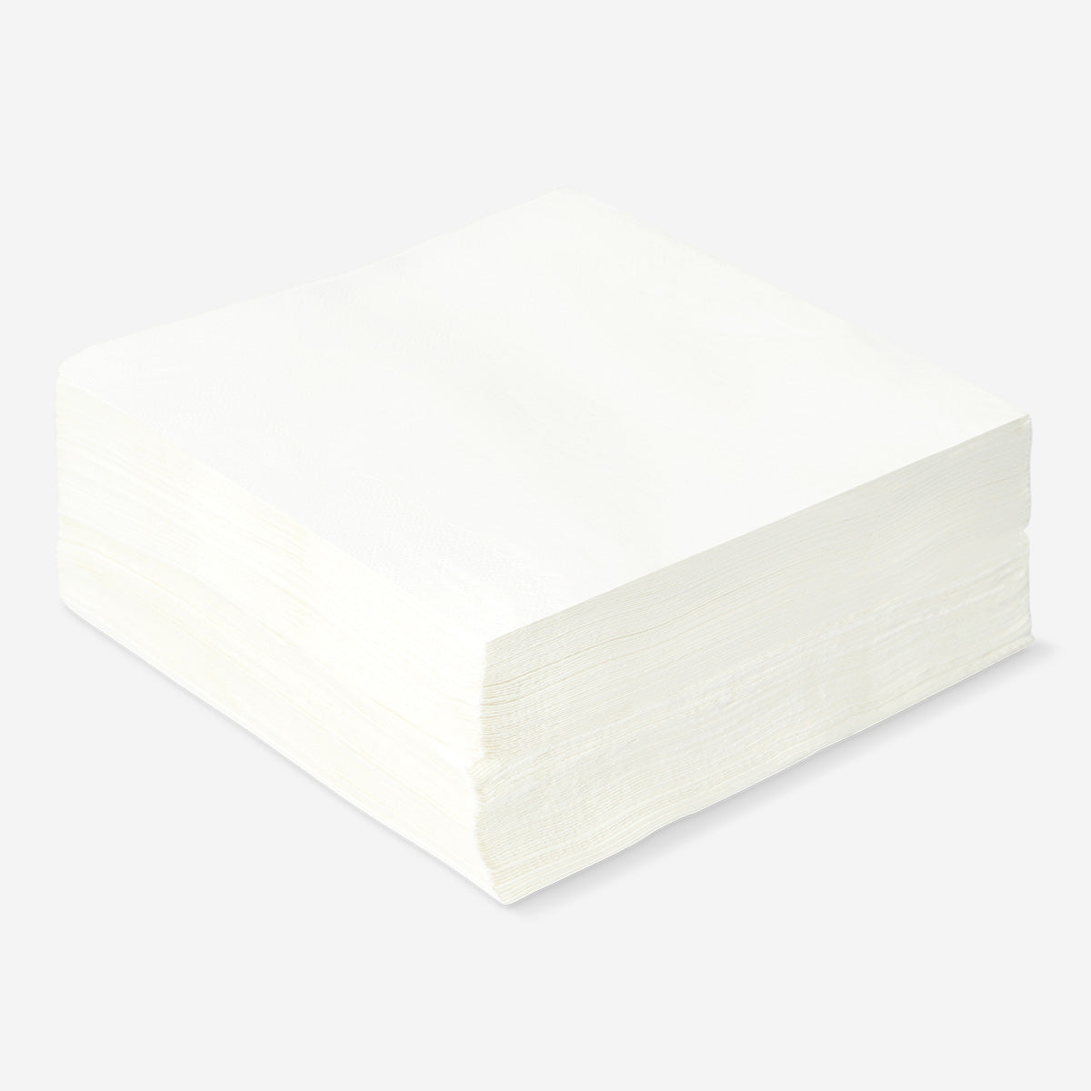 Set of 100 white party napkins from Flying Tiger Copenhagen, neatly folded paper napkins for celebrations and gatherings.