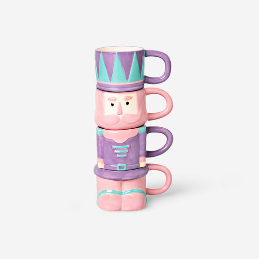 Nutcracker mugs - 4 pcs