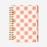 Flying Tiger Copenhagen A5 dot grid notebook with page markers, ideal for office note-taking and organization.