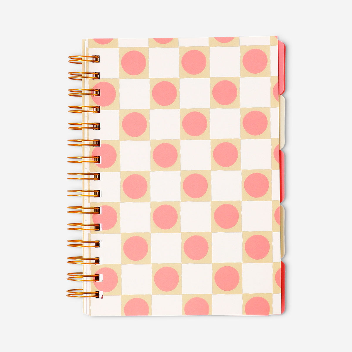 Flying Tiger Copenhagen A5 dot grid notebook with page markers, ideal for office note-taking and organization.