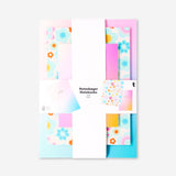 Floral and gradient notebooks set - 3 pcs