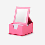 Floral memo box with mirror
