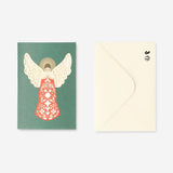 Flying Tiger Copenhagen Christmas card featuring a festive angel design, perfect for holiday greetings and seasonal office correspondence.