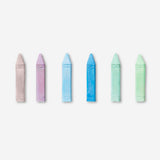 Set of 12 colorful pavement chalks by Flying Tiger Copenhagen, ideal for outdoor drawing and creative play.