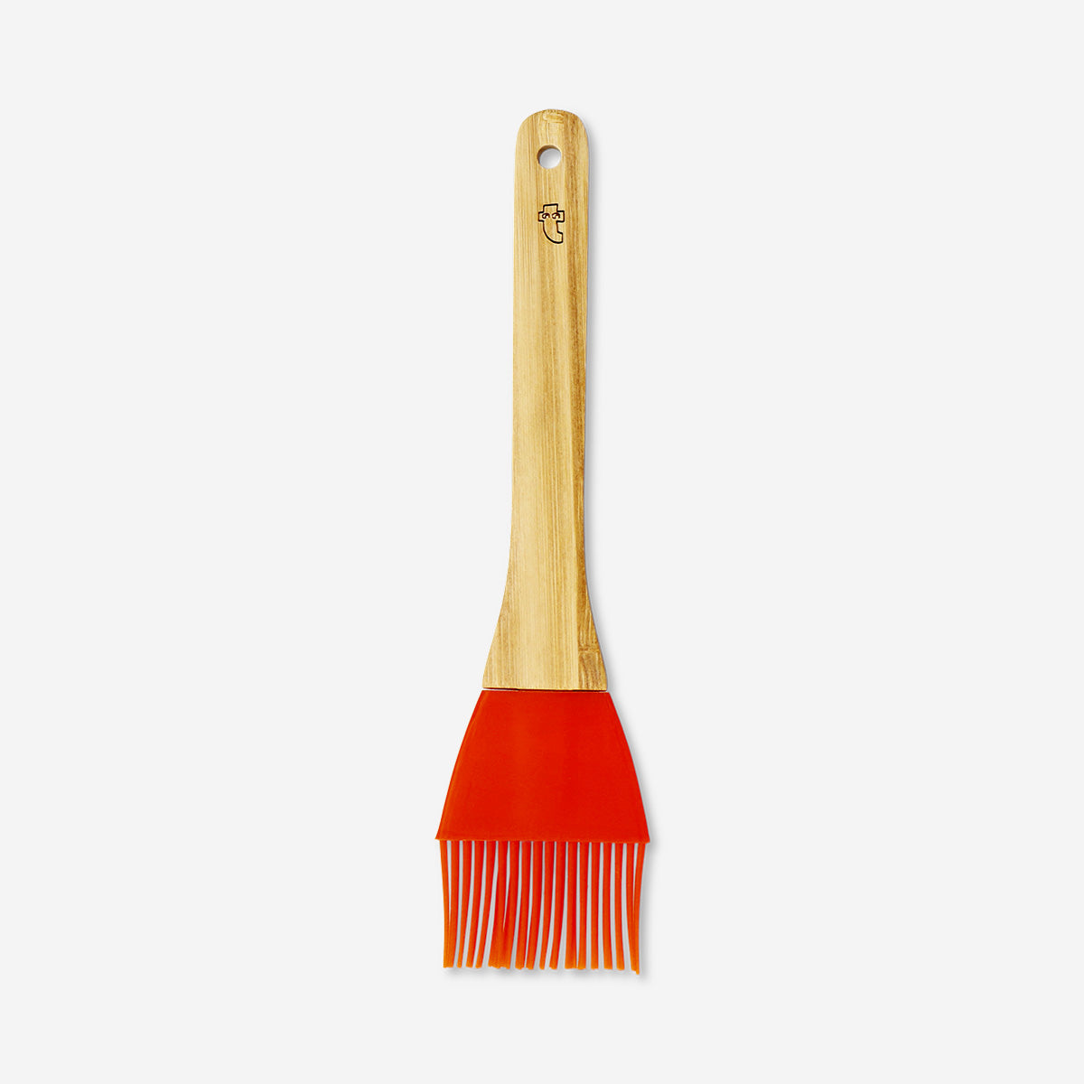 Flying Tiger Copenhagen baking brush, 21 cm long, with a wooden handle and natural bristles for kitchen baking and pastry tasks.