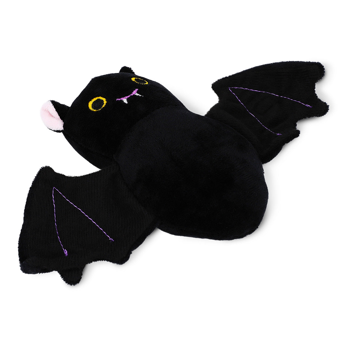 Black bat-shaped pet toy from Flying Tiger Copenhagen, designed for leisure and play for cats and small pets.