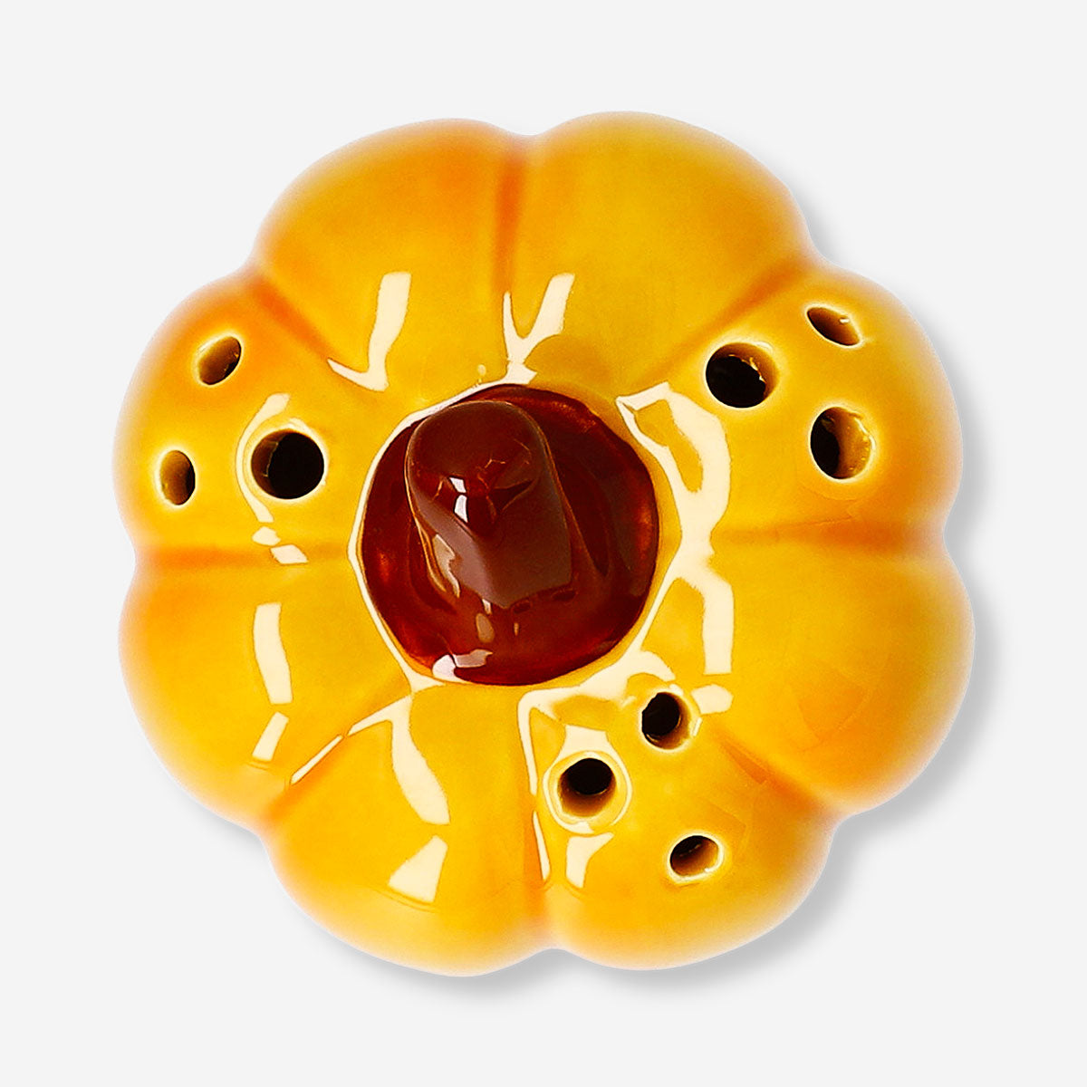 Luminous pumpkin with LED light, Flying Tiger Copenhagen home decor, glowing autumn decor for festive or cozy settings