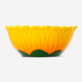 Small ceramic kitchen bowl with embossed sunflower design, 9 cm, by Flying Tiger Copenhagen for decorative or serving use.