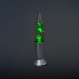 Flying Tiger Copenhagen mini lava lamp gadget with colorful wax bubbles in a glass bottle