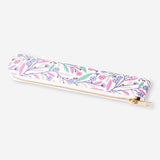 Floral pencil case from Flying Tiger Copenhagen with colorful flower pattern, ideal for office or school supplies storage.