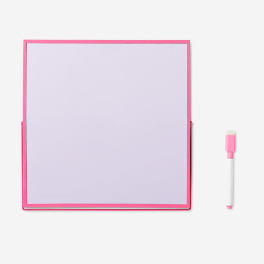 Roze magnetisch tafelplannerbord met marker