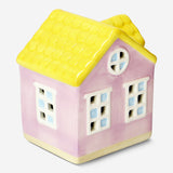 Dekoration rosa hus - 13 cm