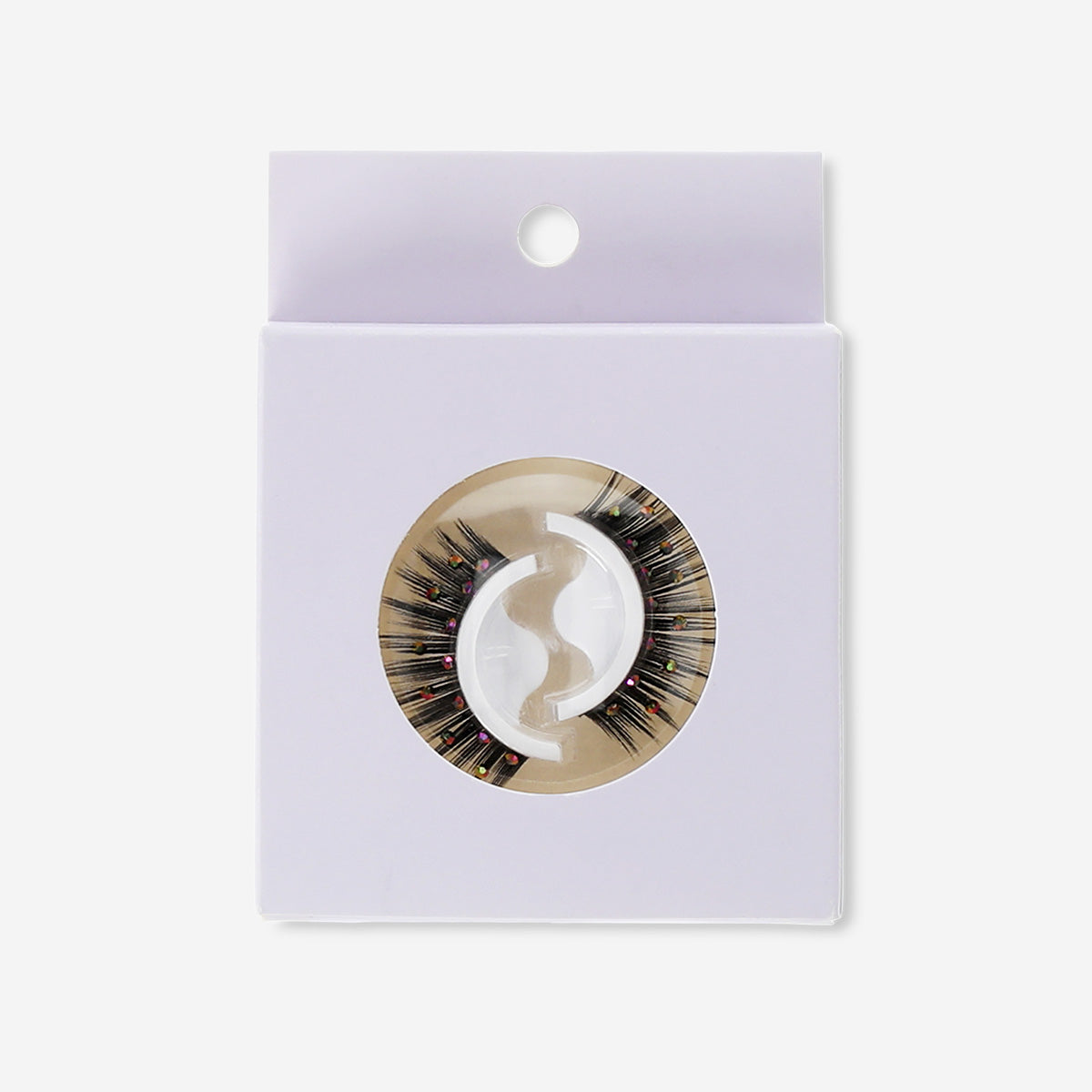 Flying Tiger Copenhagen adhesive rhinestone eyelashes with sparkling embellishments for a glamorous personal care look.