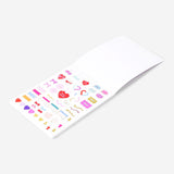 Office calendar stickers by Flying Tiger Copenhagen featuring colorful decorative designs for organizing and embellishing planners.