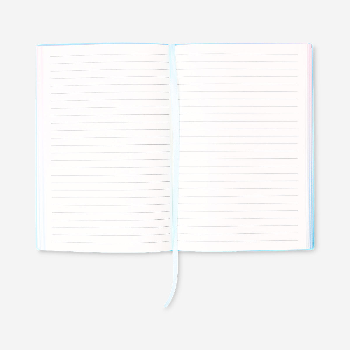 Flying Tiger Copenhagen A5 office notebook with colorful rainbow-edged pages and a durable cover.