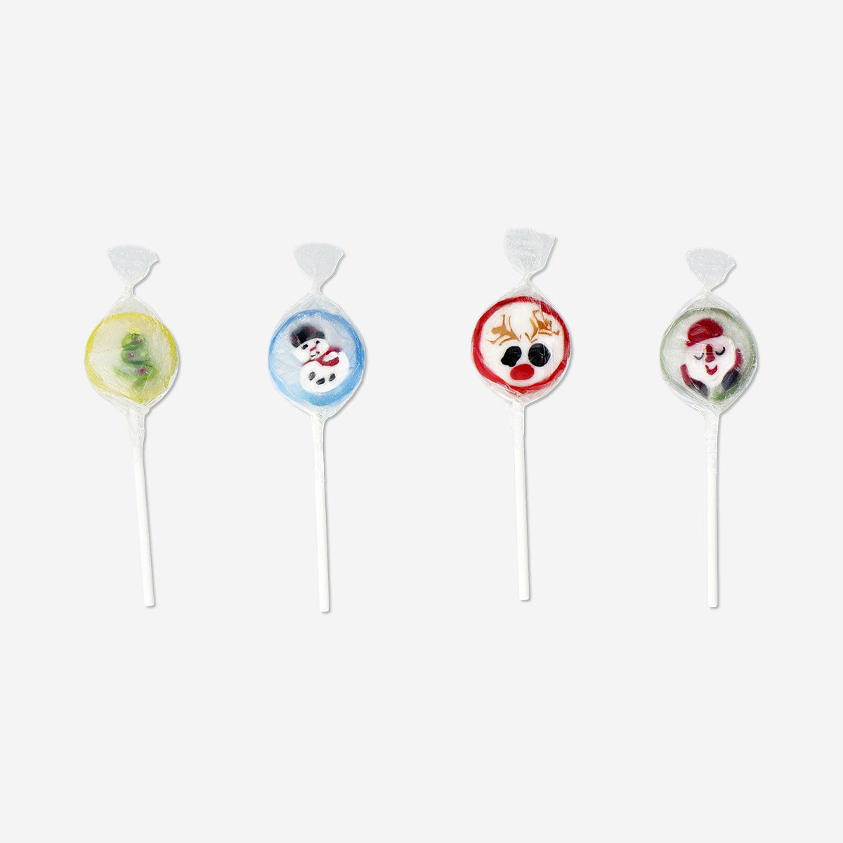 Christmas lollipops in bag