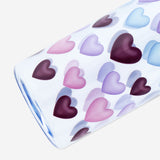 Blue drinking bottle with hearts - 1 L