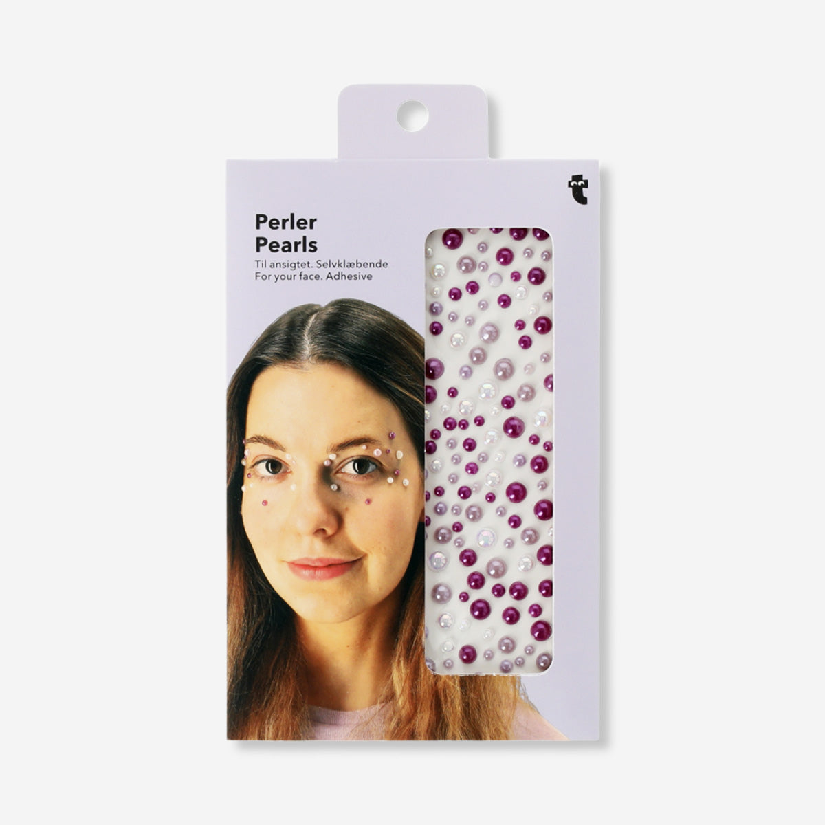 Face adhesive pearls from Flying Tiger Copenhagen, small pearl-shaped personal care accessories for facial decoration or beauty use.