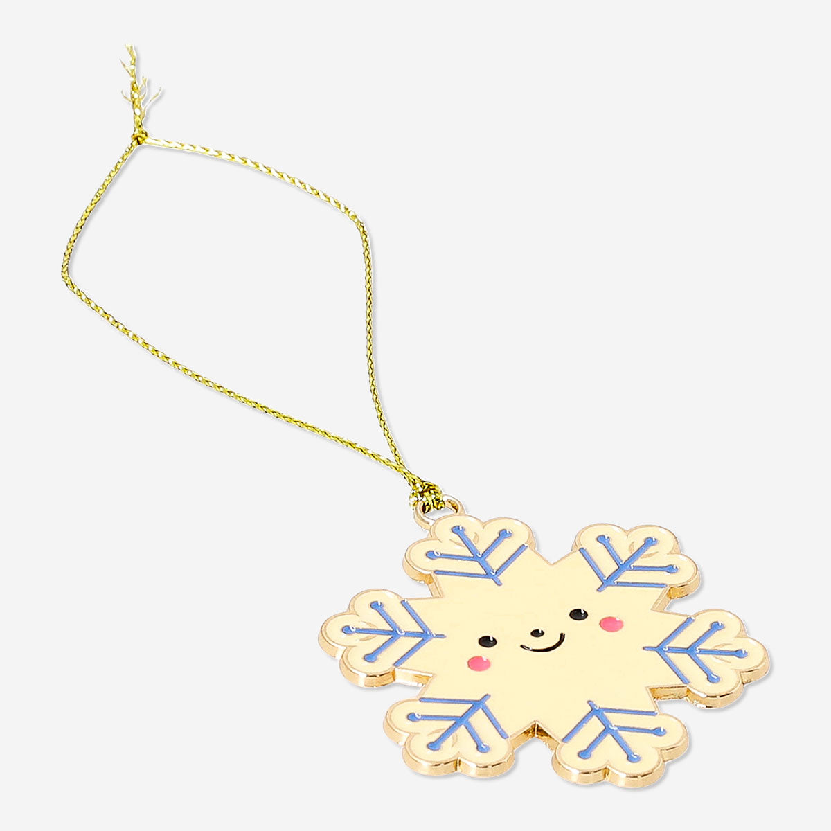 Hanging ornament - Snowflake in metal