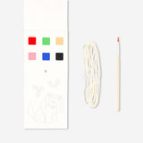 DIY watercolour gift tags for hobbies by Flying Tiger Copenhagen, featuring colorful, hand-painted designs for gift embellishments.