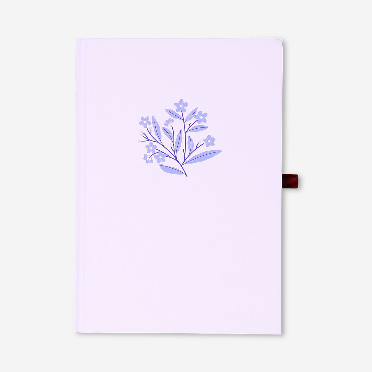 A5 lilac undated personal planner by Flying Tiger Copenhagen with a smooth cover and spiral binding for office organization.