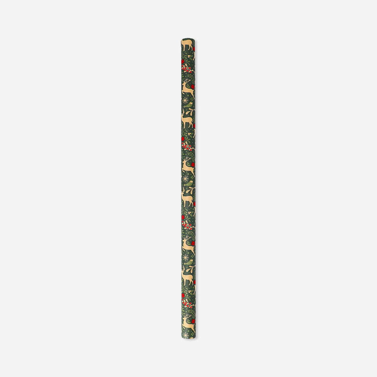 Decorative 400 cm craft wrapping paper with deer print from Flying Tiger Copenhagen, ideal for gift wrapping and craft projects.