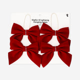Flying Tiger Copenhagen CL Velvet Bow Ornament featuring a soft, plush velvet bow for decorative and festive display.