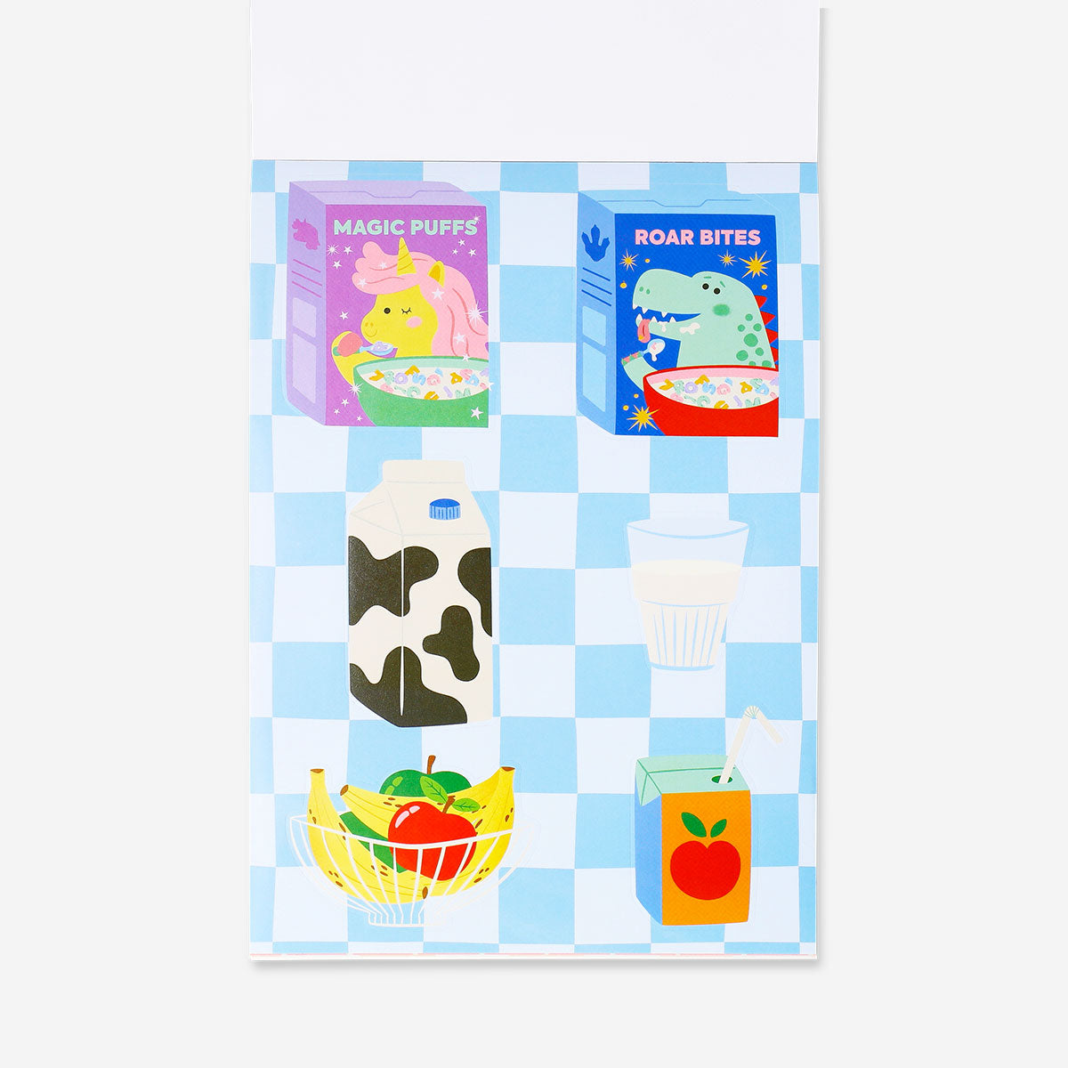 Hobby sticker book by Flying Tiger Copenhagen featuring colorful sticker pages for creative crafting and decorating.