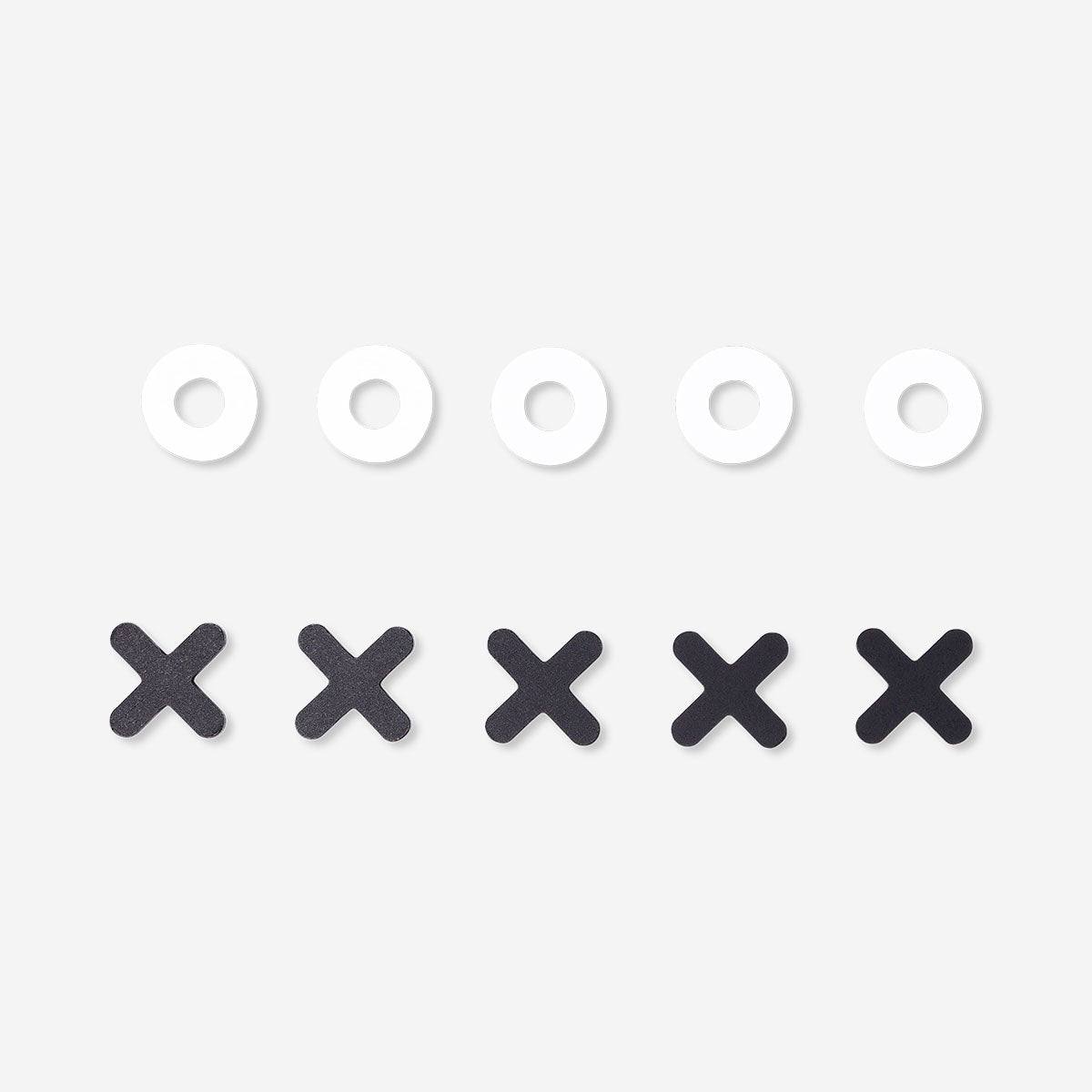 Wooden Tic Tac Toe game by Flying Tiger Copenhagen, featuring a classic grid with wooden game pieces for fun and strategic play.