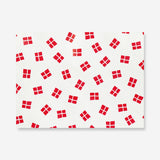 Office wrapping paper featuring the Danish flag, 300 cm long, from Flying Tiger Copenhagen, ideal for gift wrapping.