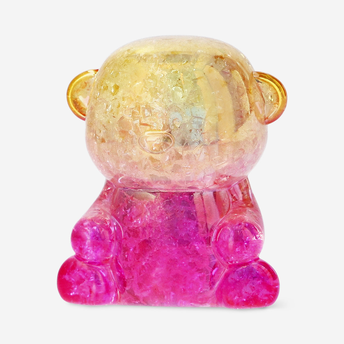 Iridescent gummy bear pencil sharpener