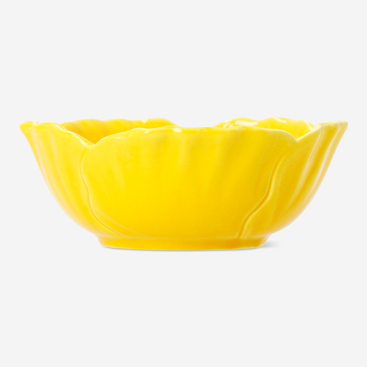 Hibiscus flower bowl from Flying Tiger Copenhagen, 12 cm kitchen decor with colorful floral design and smooth ceramic surface.