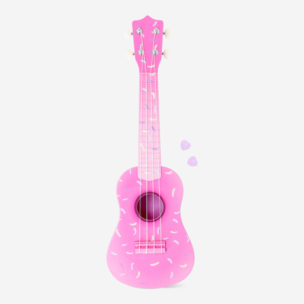 Ukulele - Pinkes Donut-Design