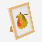 Wooden picture frame from Flying Tiger Copenhagen, 13x18 cm, with a natural finish, suitable for home decor or displaying photos.