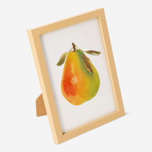 Wooden picture frame from Flying Tiger Copenhagen, 13x18 cm, with a natural finish, suitable for home decor or displaying photos.