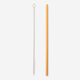 Set of 8 reusable striped party straws in various colors from Flying Tiger Copenhagen, perfect for festive drinks and gatherings.