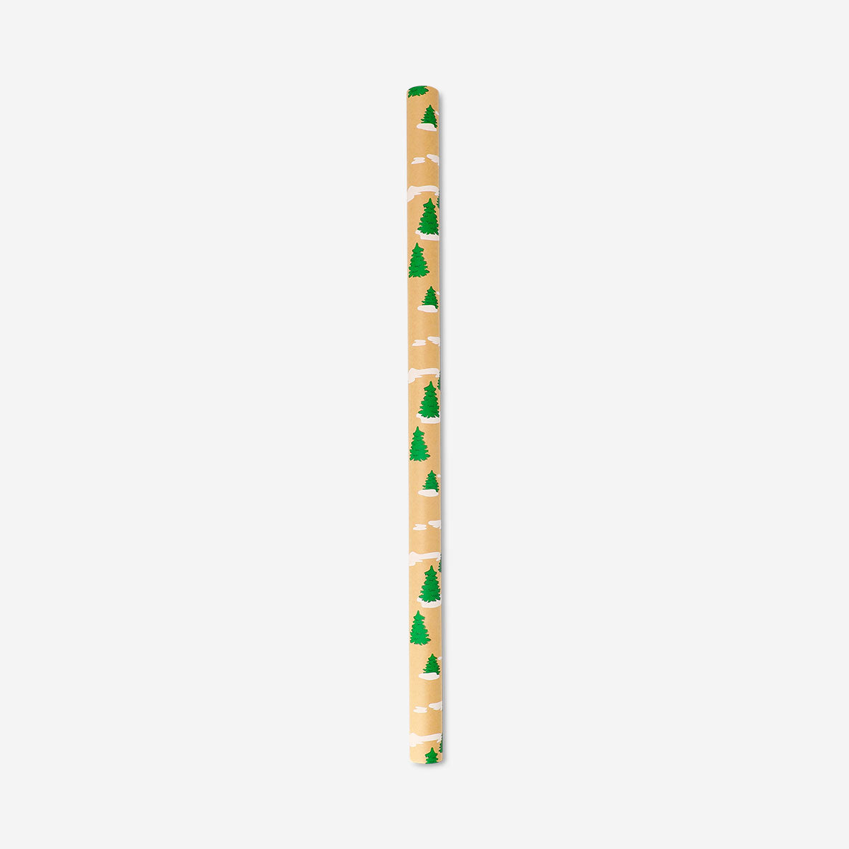 Office craft wrapping paper by Flying Tiger Copenhagen featuring festive Christmas tree patterns in 400 cm roll.