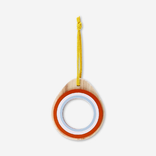 Wooden magnifying glass