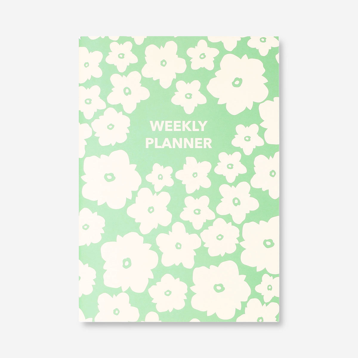 Flying Tiger Copenhagen B5 floral weekly planner for office use, featuring colorful floral cover and weekly layout.