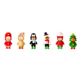 Flying Tiger Copenhagen collectible toy featuring a surprise elf in colorful costume, perfect for holiday decoration or gift.