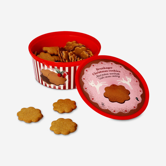 Chocolate covered Christmas cookies