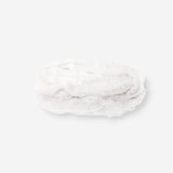 White spider cobweb decoration for parties, measuring 70x400 cm, by Flying Tiger Copenhagen, displayed draped across a surface.