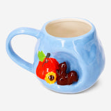 Mug with embossed autumn motif - 450 ml