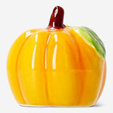 Decorative 7 cm pumpkin from Flying Tiger Copenhagen, ideal for home decor, with a textured orange surface and natural pumpkin shape.