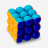Flying Tiger Copenhagen IQ Cube game featuring a colorful bubble design, with interconnected puzzle pieces for brain-teasing fun.