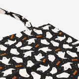 Flying Tiger Copenhagen Halloween ghosts tote bag featuring spooky ghost illustrations on durable textile material.