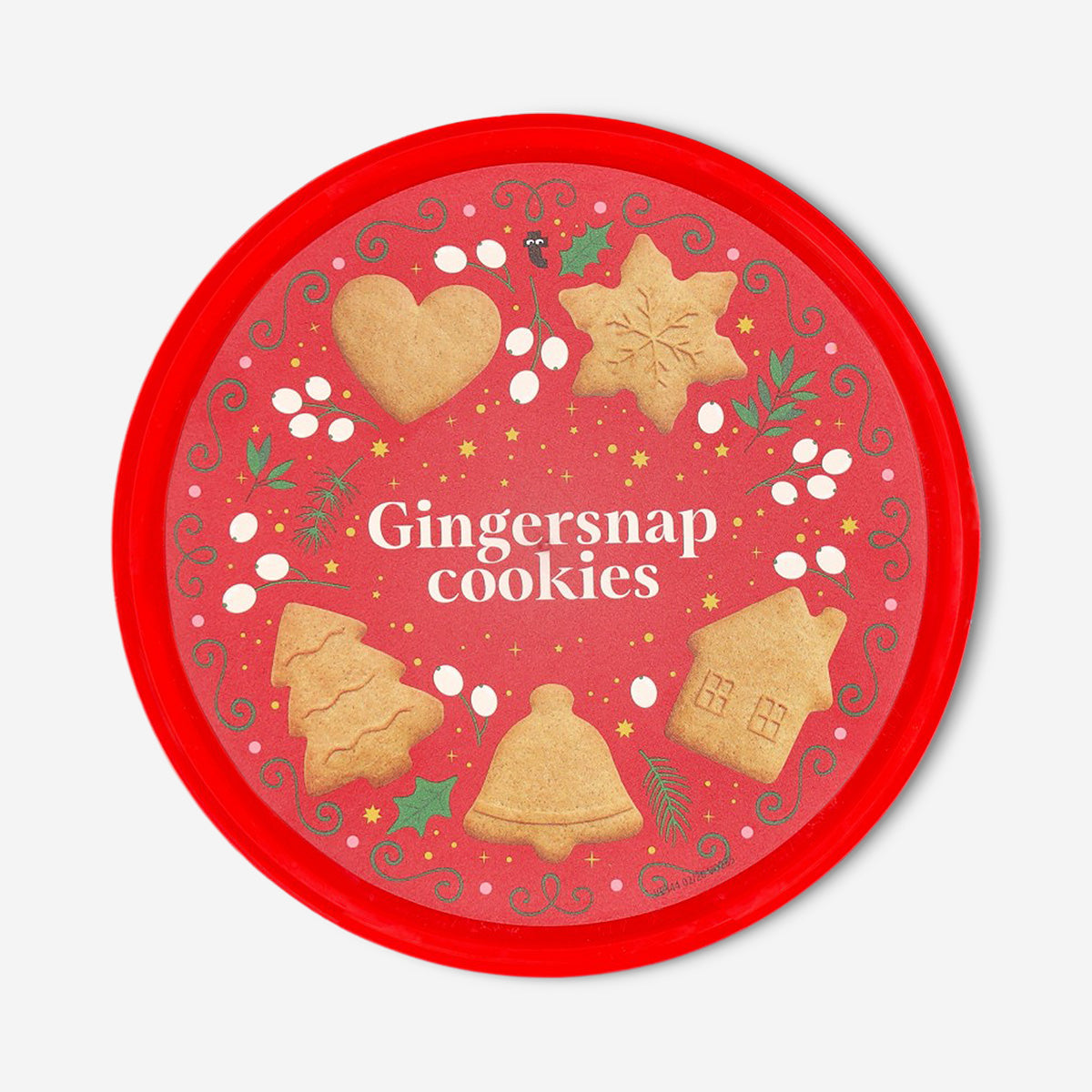 Flying Tiger Copenhagen gingerbread cookies in decorative shapes on a plate